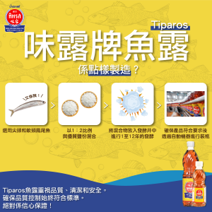 Tiparos味露牌魚露係點製造？